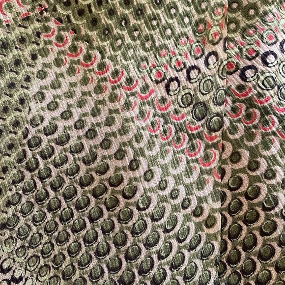 Anne Klein green silk skirt sz 18 W - Picture 4 of 6